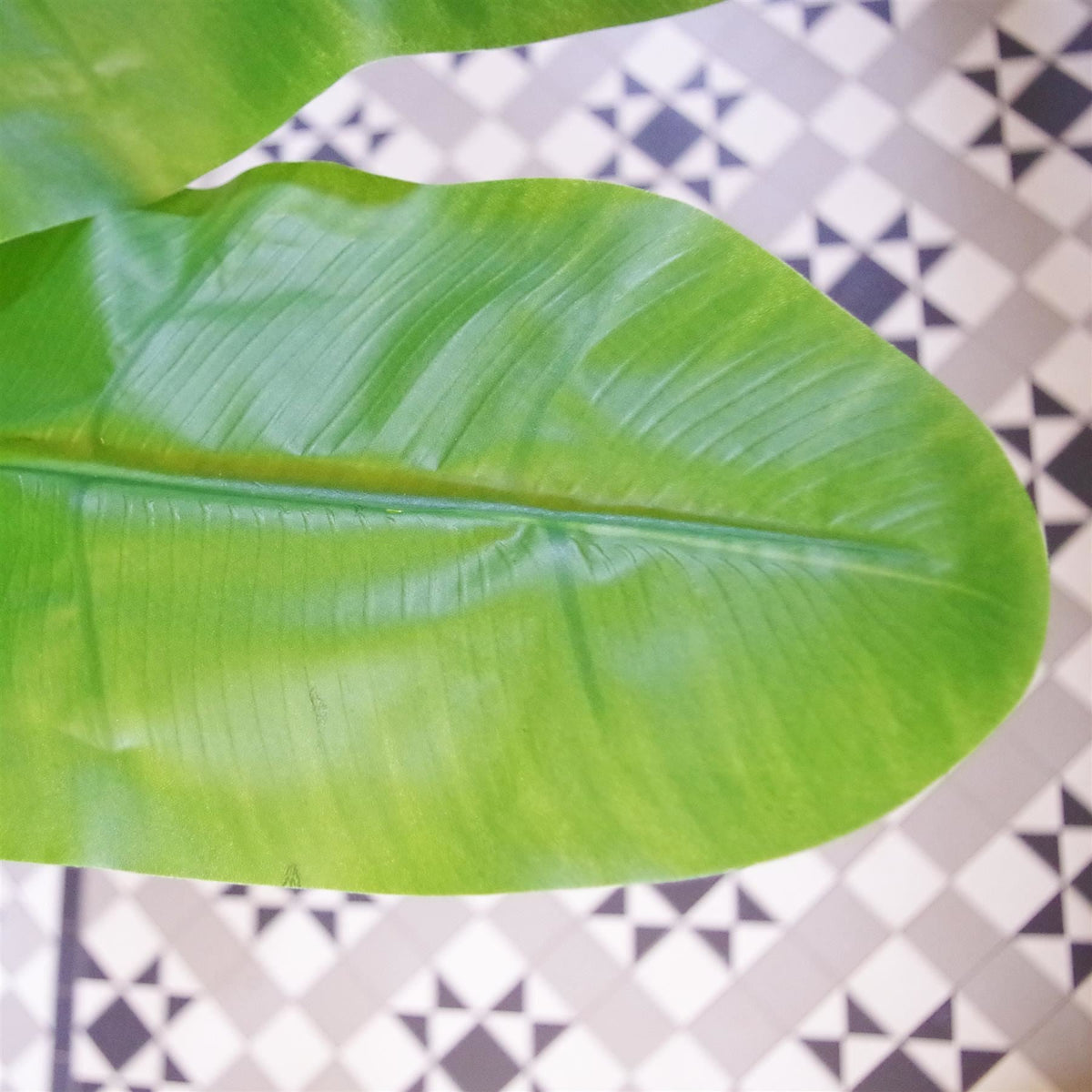 180cm Artificial Banana Tree Tropical Plant Silver Metal Planter - Premium Quality