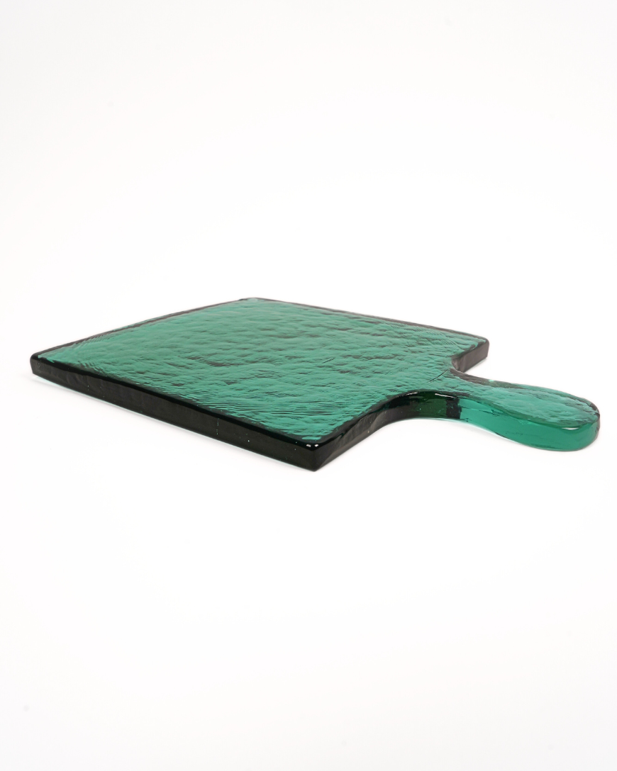 Hammered Glass Square Serving Board