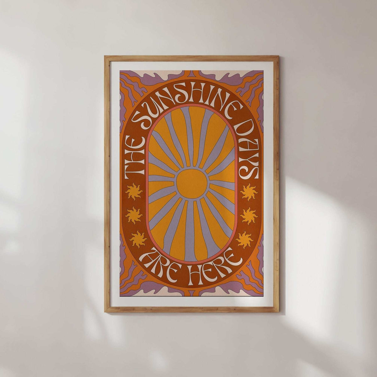 Sunshine Days Art Print